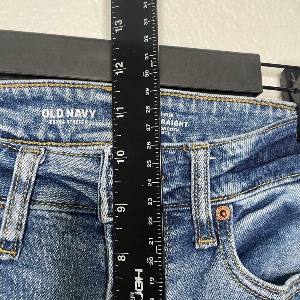 Old Navy Womens Jeans Size 4 High Rise O.G. Straight Secret Smooth Pockets - Picture 7 of 14